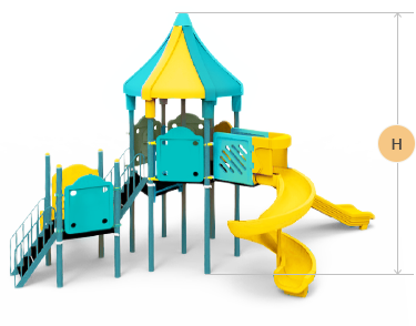 Высота оборудования на детских площадках