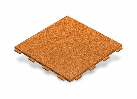 Резиновая плитка Пазл (грунт) 1000х1000, толщина 40 мм