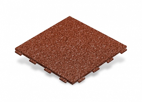 Резиновая плитка Пазл (грунт) 1000х1000, толщина 40 мм